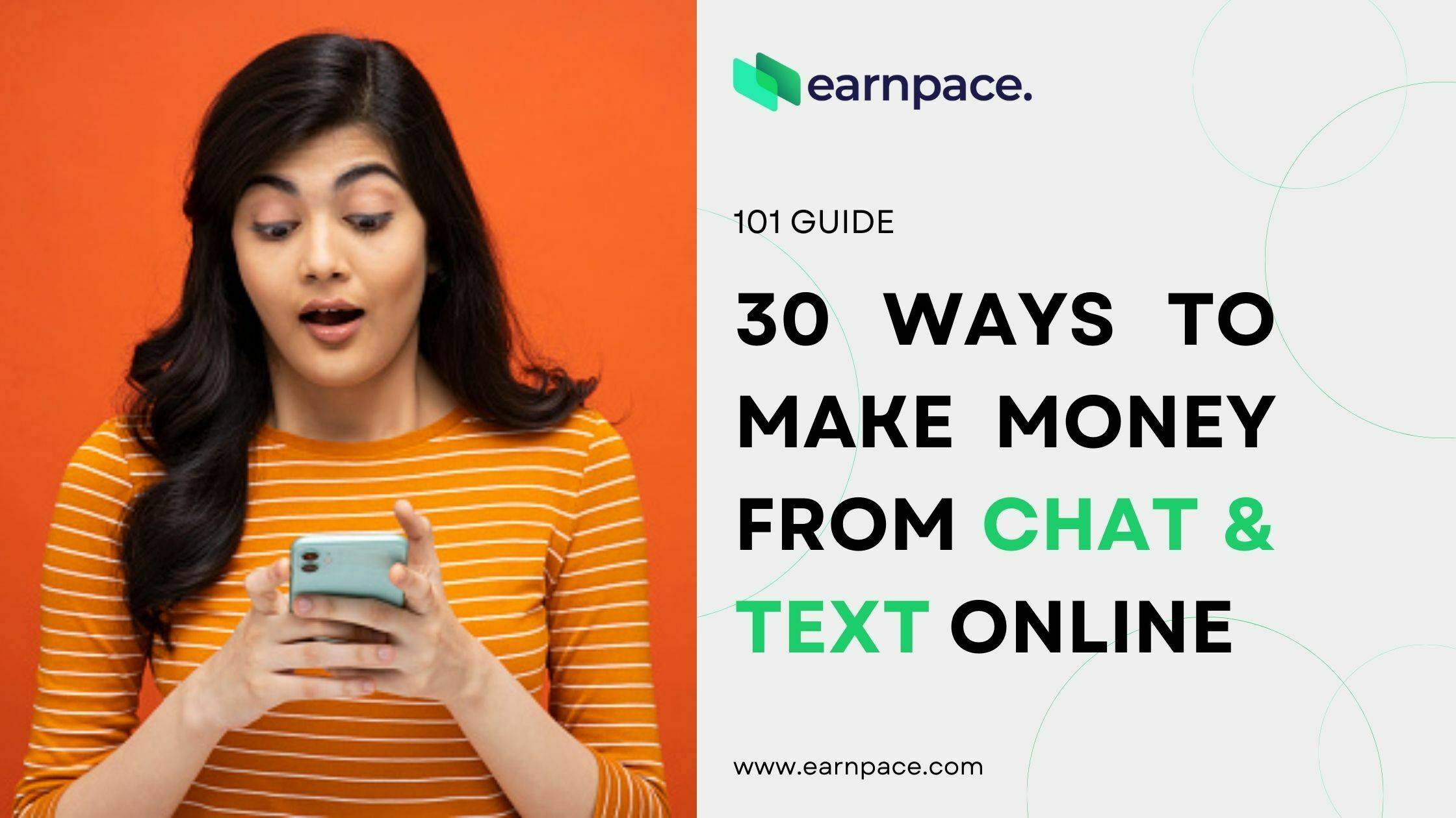 How To Make Money From Chat & Text Online 30 Ways To Make Money From Home